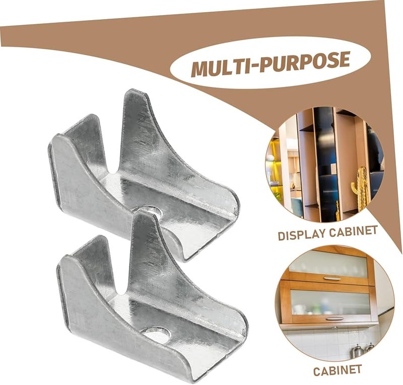 10Pcs Black Shelf Support Clips Durable Cabinet Clips for Shelving Bookcases Home Office Storage - Image 3